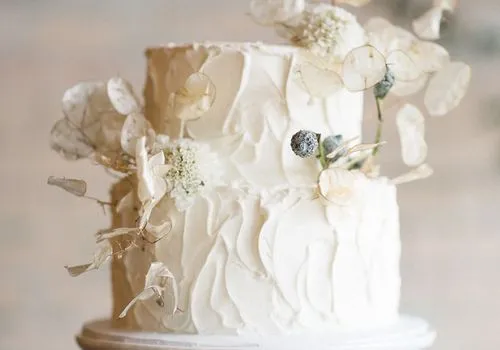 22 gâteaux de mariage tout blanc