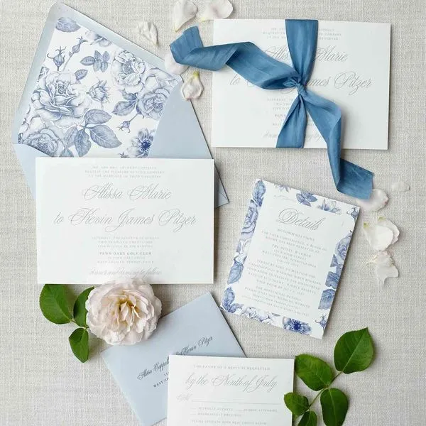 Sådan laver du smukke DIY-konvolutter til dine bryllupsinvitationer