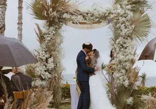 Свадьба в стиле бохо на пляже в Montage Laguna Beach в Калифорнии