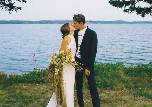 Et ugelangt bryllup ud for Maine-kysten
