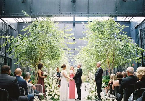 O nuntă creativă, plină de flori, în Baltimore