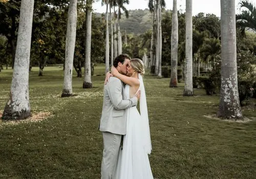 Perkahwinan yang santai di Dillingham Ranch di Pulau Oahu Hawaii