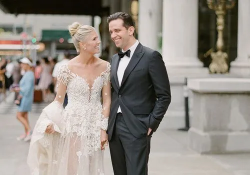 Amandos Kloots ir Nicko Cordero „Glam“ vestuvės Niujorke