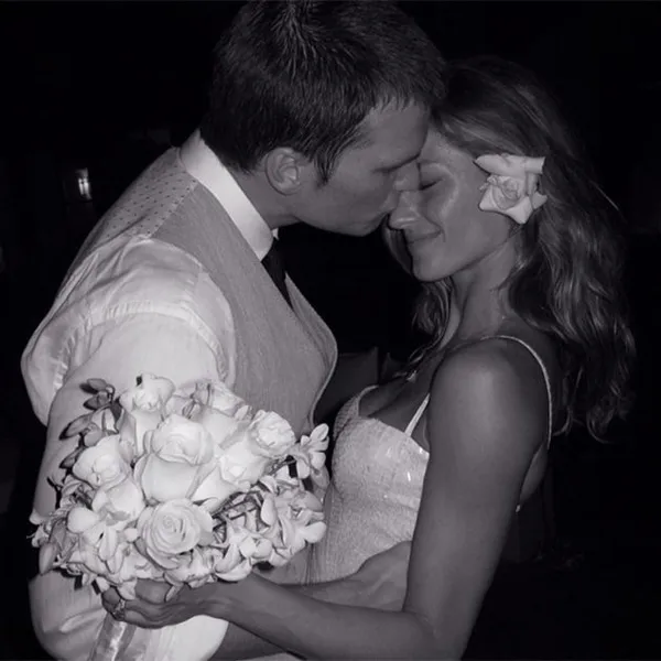 TBT: ภาพงานแต่งงานของ Gisele Bündchenและ Tom Brady